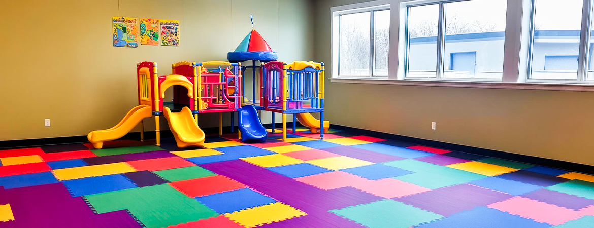 Indoor kids play area mats